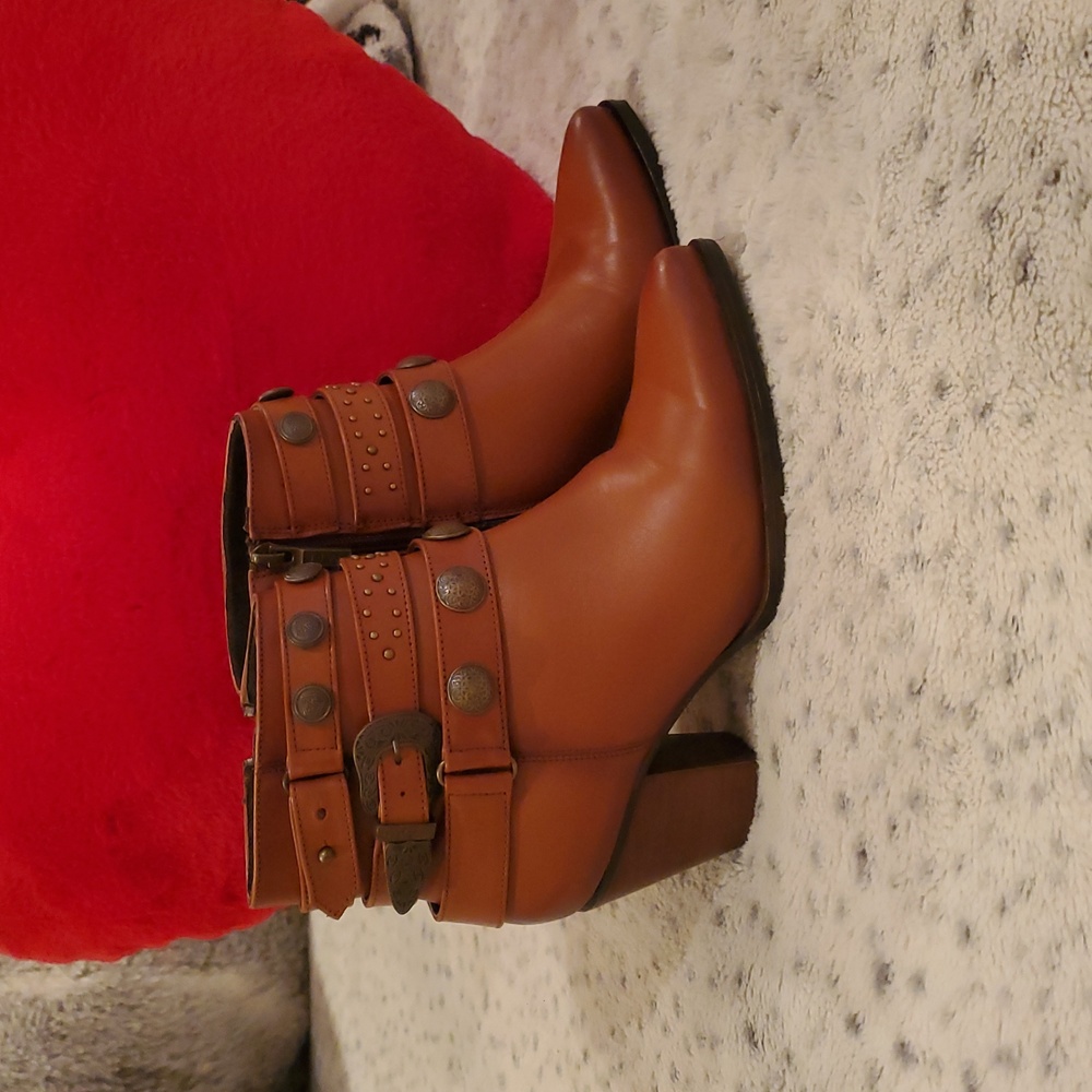 Cute Leather Booties